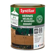 Vernis Meubles et Boiseries Biosourcé* Nature Protect® 0.25L chêne clair - SYNTILOR